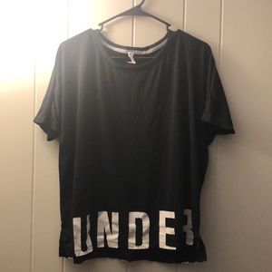 Women’s Black Under Armour Tee